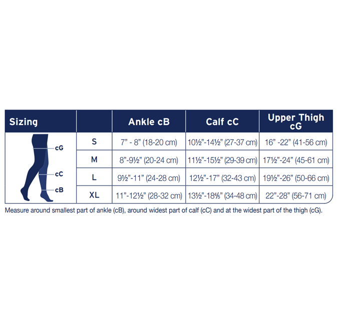 JOBST® Activa Opaque Knee High 15-20mmHg