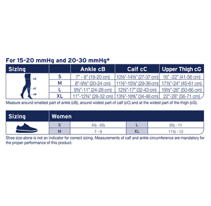 JOBST® Activa Sheer Knee High 20-30mmHg
