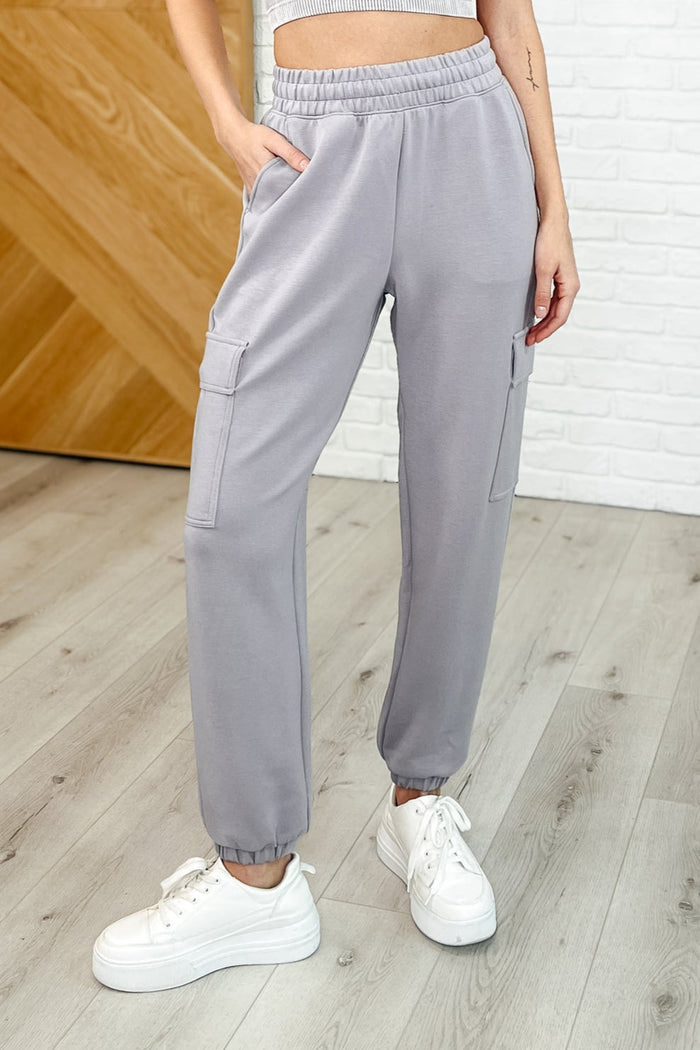 Jog and Snog Joggers in Mystic Grey