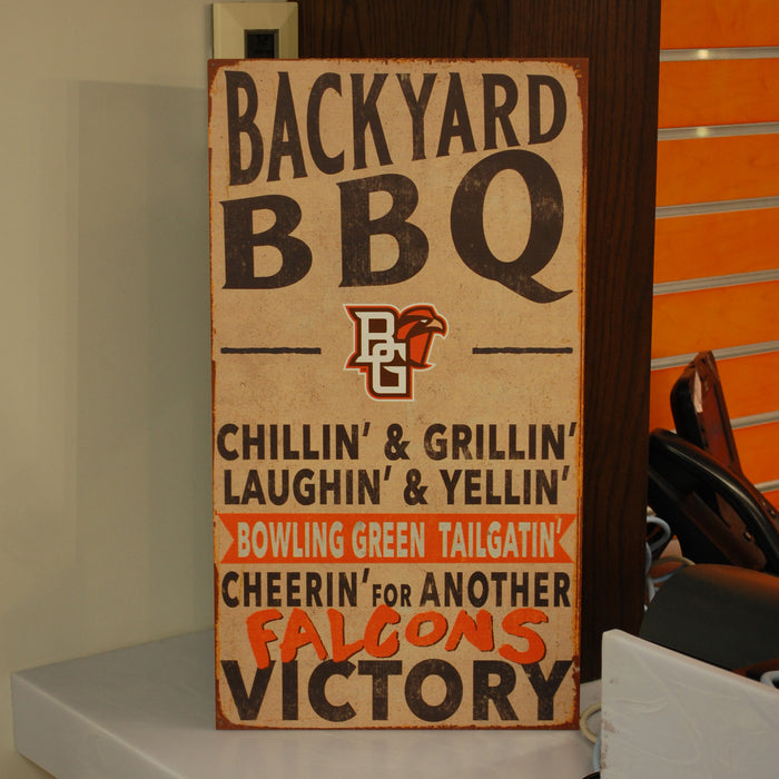 K&H Backyard BBQ Sign 11x20