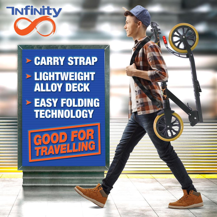 Kick Scooter for Teens & Adults, Foldable Alloy Deck, Leopard Design