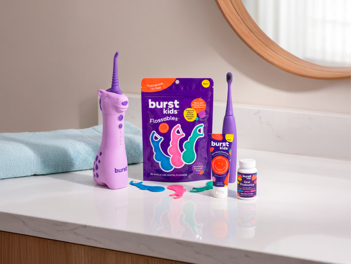 Color: Purple; Kids Oral Care bundle