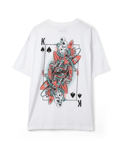 King Creeper Mens Short Sleeve T-Shirt in White