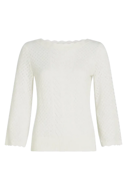 KING LOUIE Audrey Top Rocky Ajour White