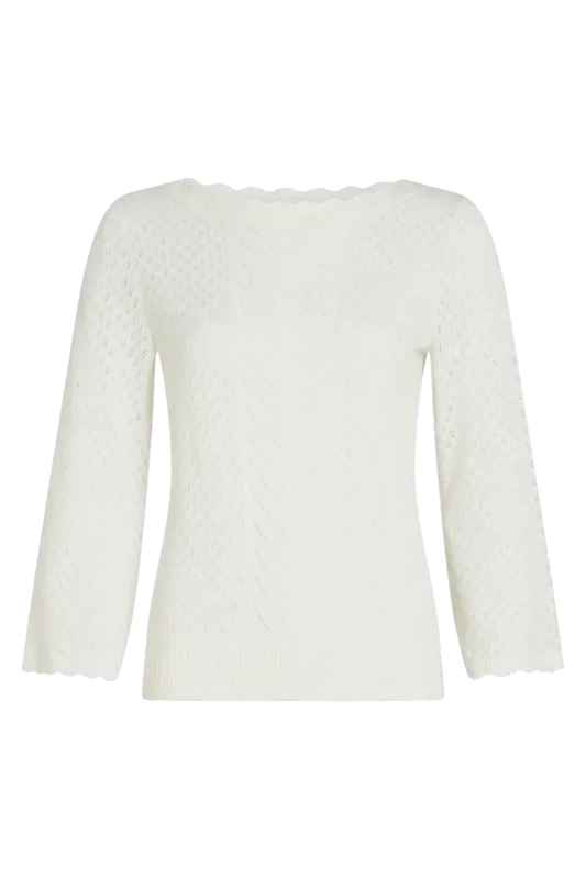 KING LOUIE Audrey Top Rocky Ajour White