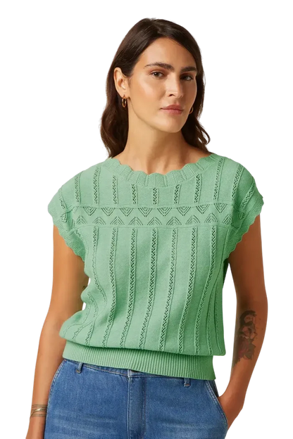 KING LOUIE Liora Top Rocky Ajour Minty Meadow