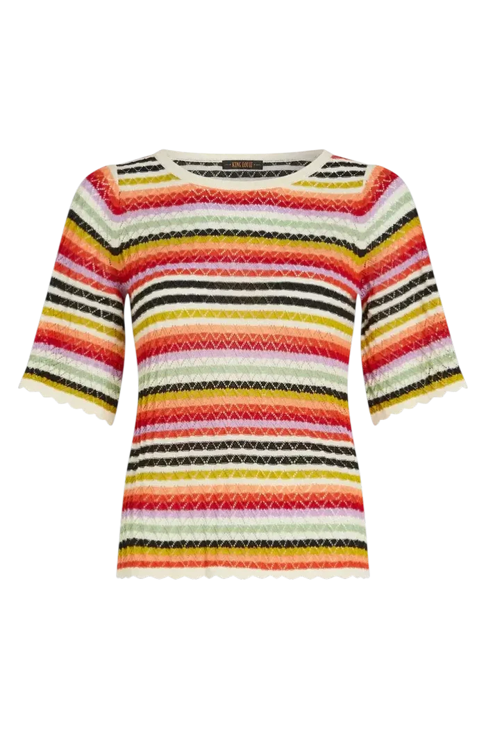 KING LOUIE Maree Top Basile Multi Color