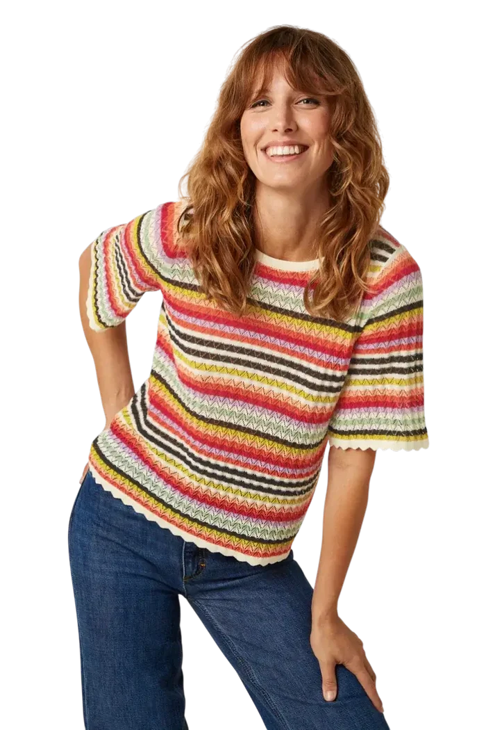 KING LOUIE Maree Top Basile Multi Color
