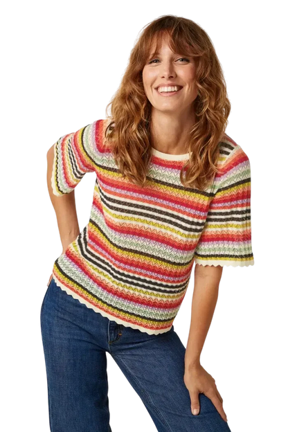 KING LOUIE Maree Top Basile Multi Color