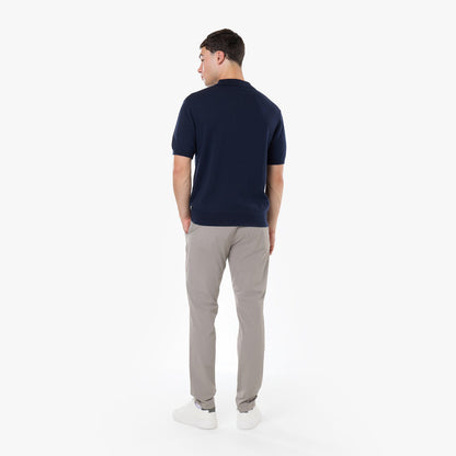 Knit Short Sleeve Polo | Navy