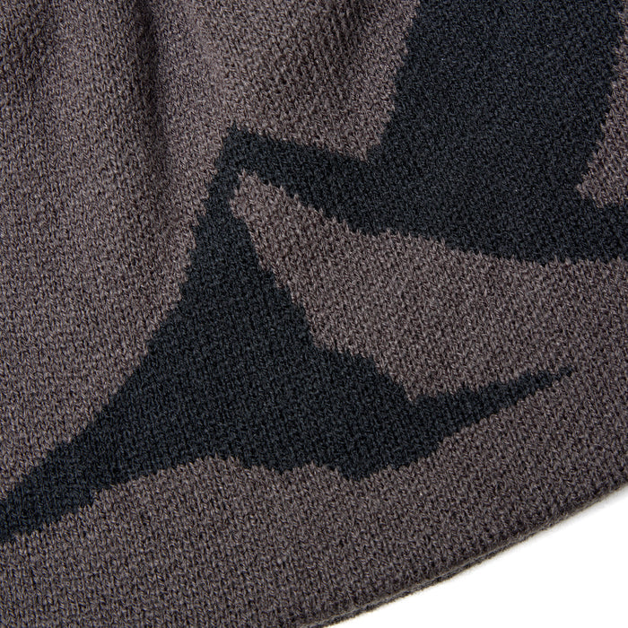 Knitted Tech Beanie  |  Charcoal
