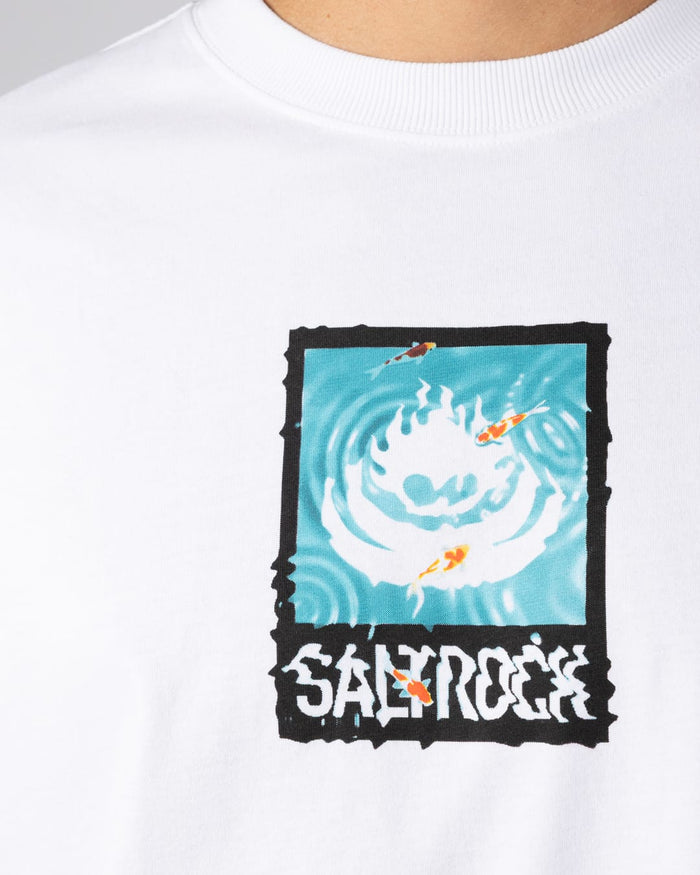 Koi Box Logo Mens Short Sleeve T-Shirt in White