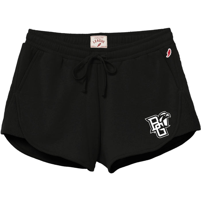 Ladies League Peekaboo Reverse Fleece Short