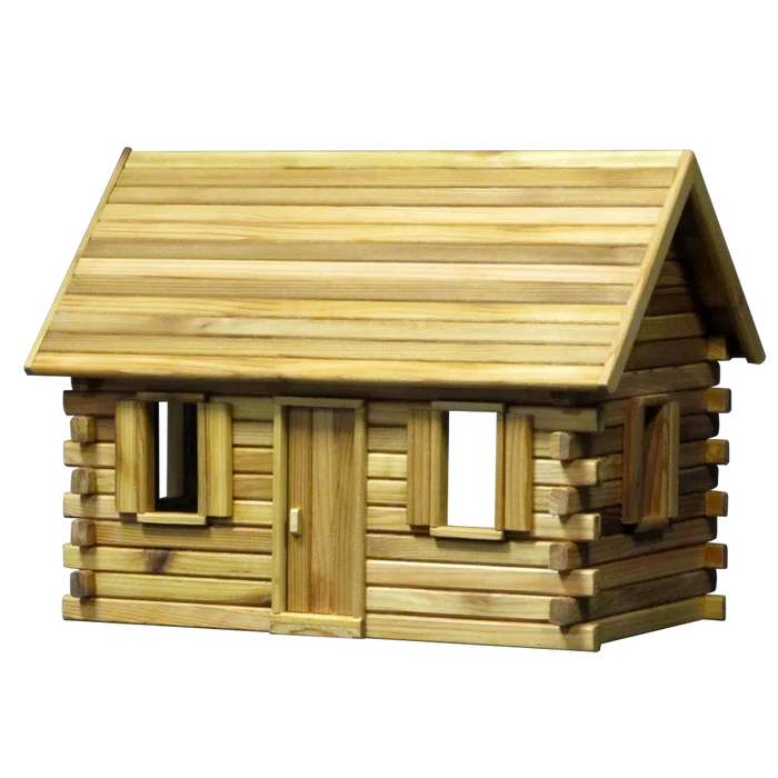Lakeside Retreat Log Cabin Dollhouse Kit (Real Good Toys) - 1:12 Scale
