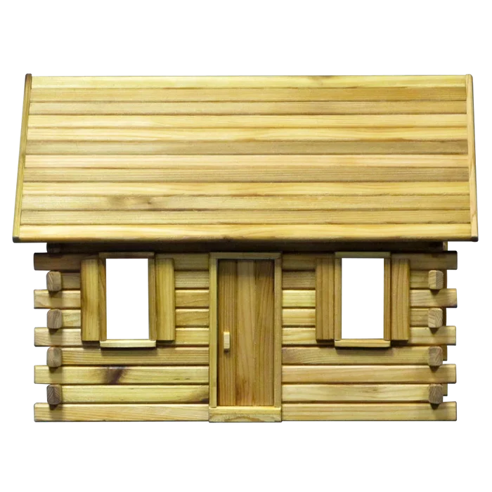 Lakeside Retreat Log Cabin Dollhouse Kit (Real Good Toys) - 1:12 Scale