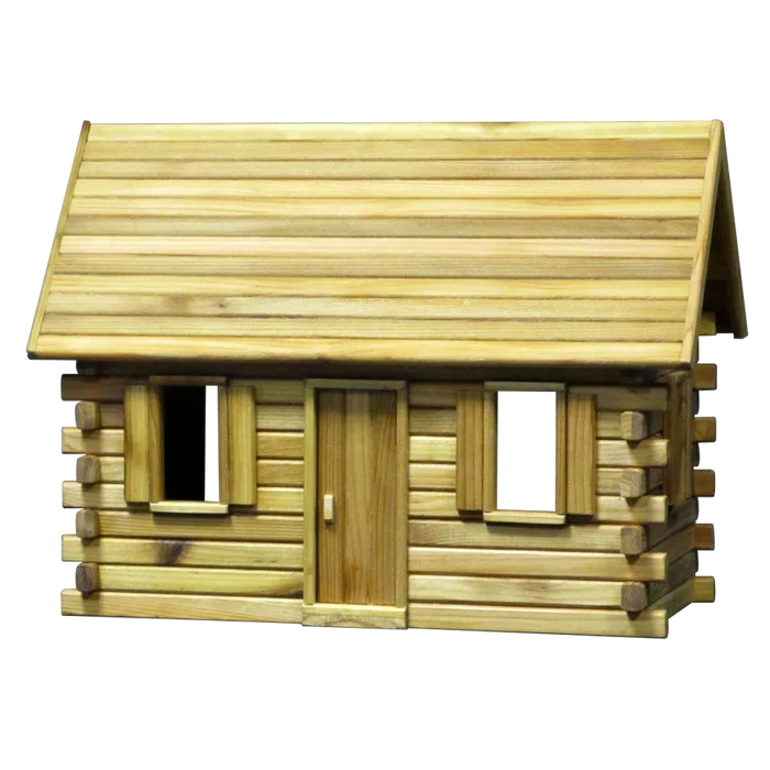 Lakeside Retreat Log Cabin Dollhouse Kit (Real Good Toys) - 1:12 Scale