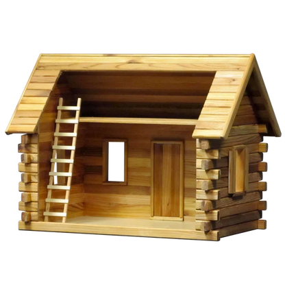 Lakeside Retreat Log Cabin Dollhouse Kit (Real Good Toys) - 1:12 Scale