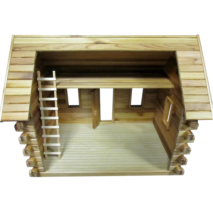 Lakeside Retreat Log Cabin Dollhouse Kit (Real Good Toys) - 1:12 Scale