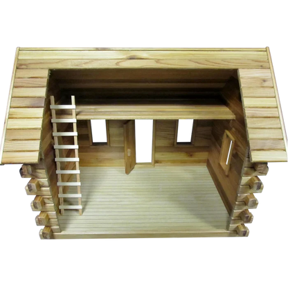 Lakeside Retreat Log Cabin Dollhouse Kit (Real Good Toys) - 1:12 Scale