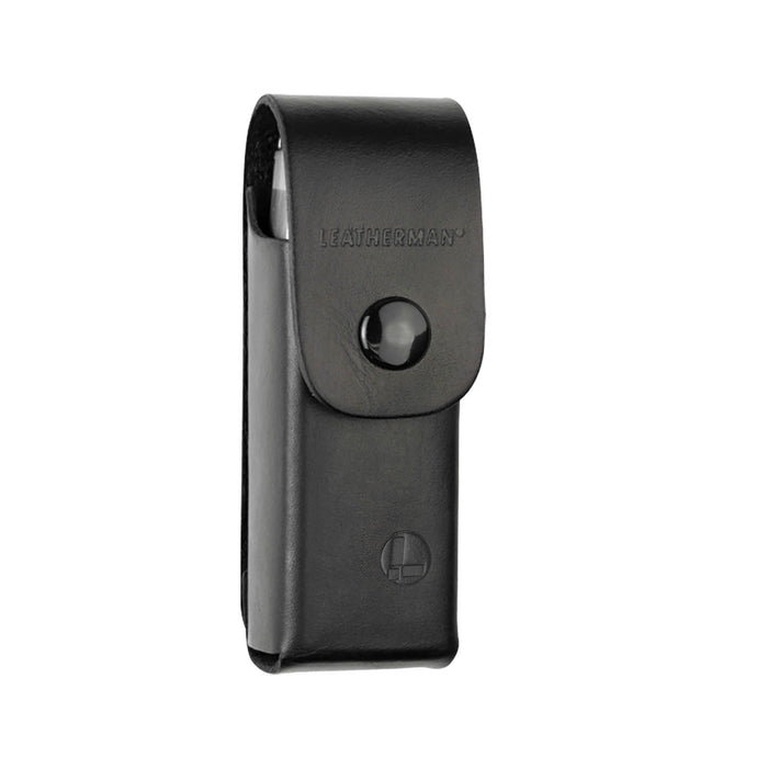 Leather Box Sheath Black 4.2" Front