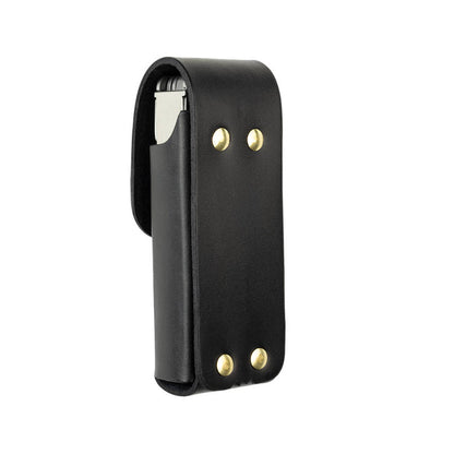 Leather Box Sheath Black Back