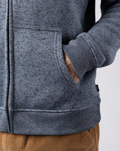 Levis Mens Water Resistant Zip Hoodie in Blue