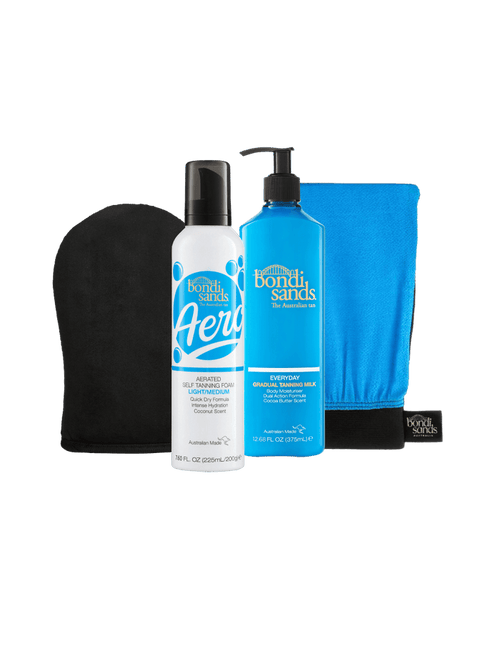Light-Medium Aero Self Tanning Routine Mousse Bundle
