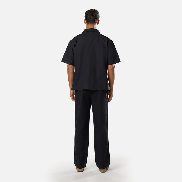 Linen Blend Pant | Black