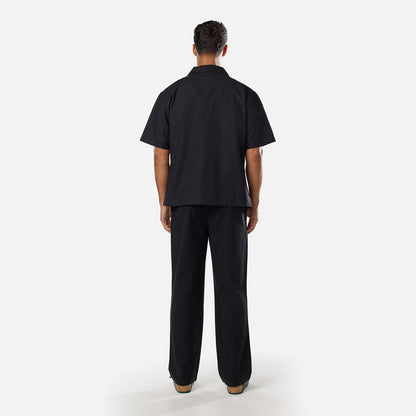 Linen Blend Pant | Black