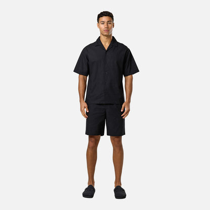 Linen Blend Short | Black