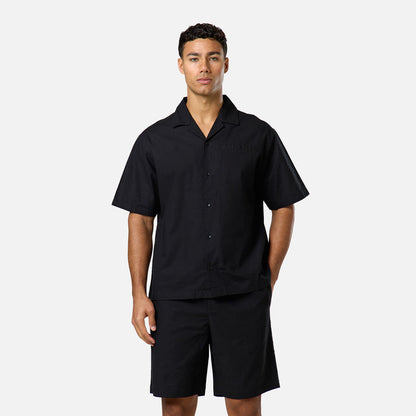 Linen Blend Short | Black
