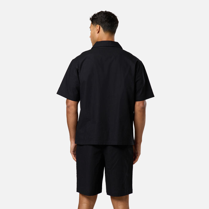 Linen Blend Short | Black