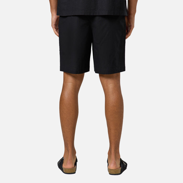 Linen Blend Short | Black