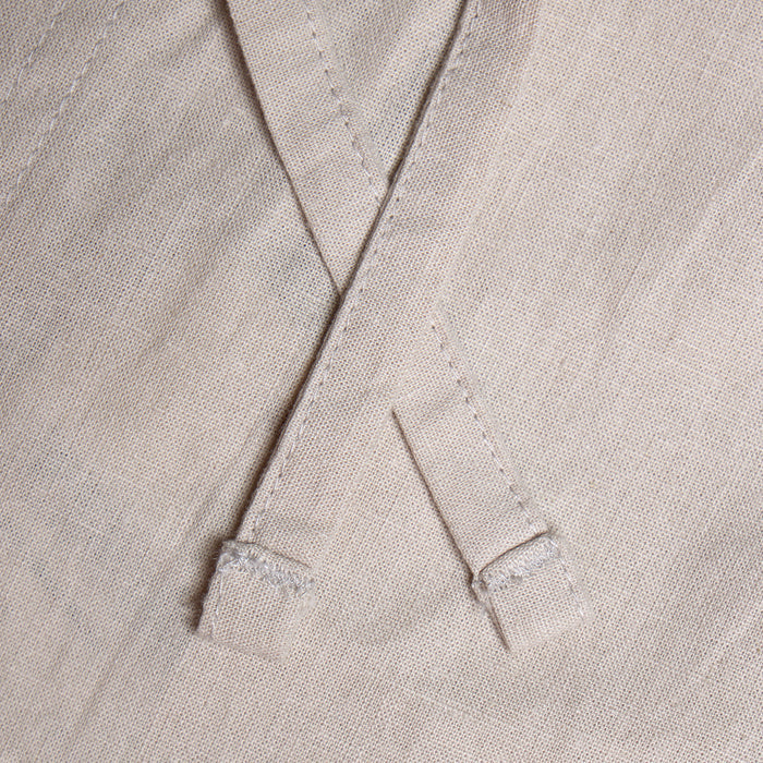 Linen Blend Short | Stone