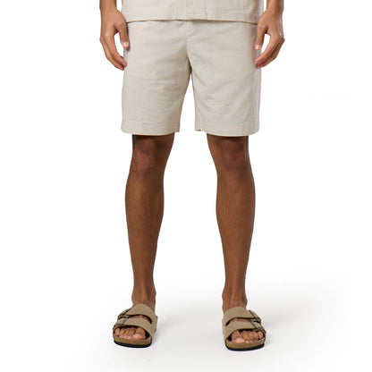 Linen Blend Short | Stone