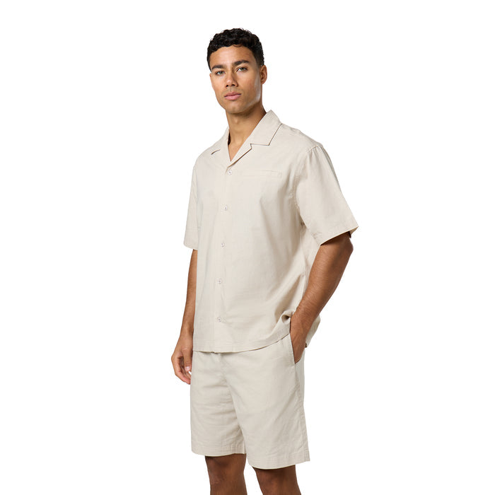 Linen Blend Short | Stone