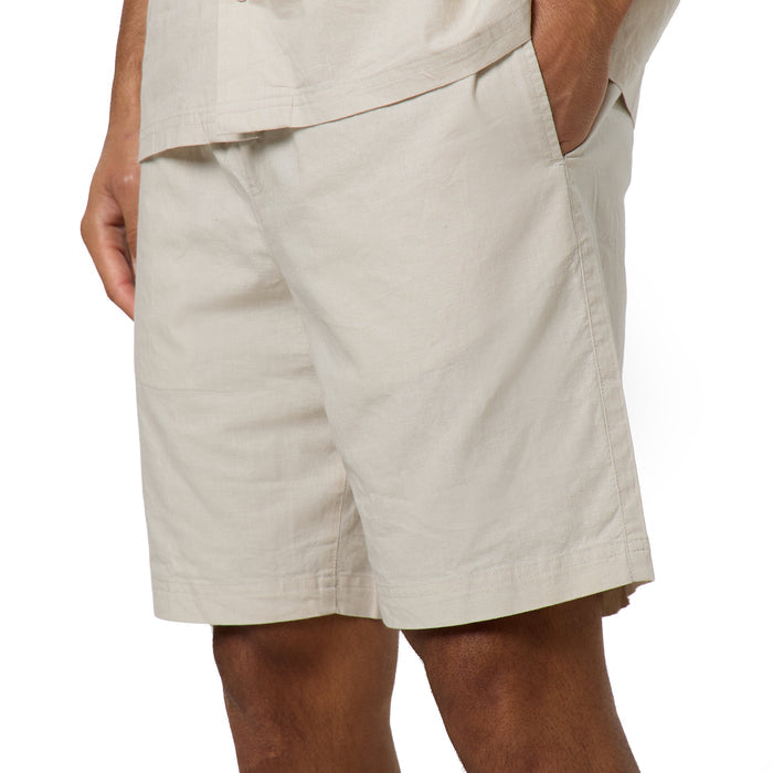 Linen Blend Short | Stone