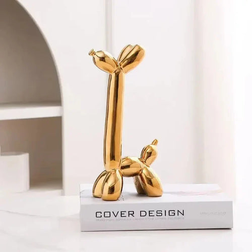 Long Neck Balloon Giraffe Statue  | Figurine | Home Décor