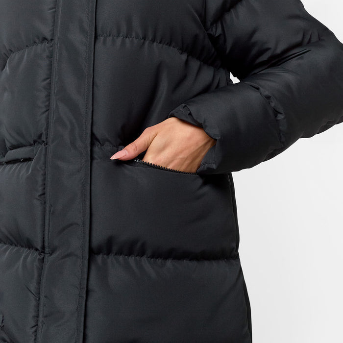 Longline Puffer | Black