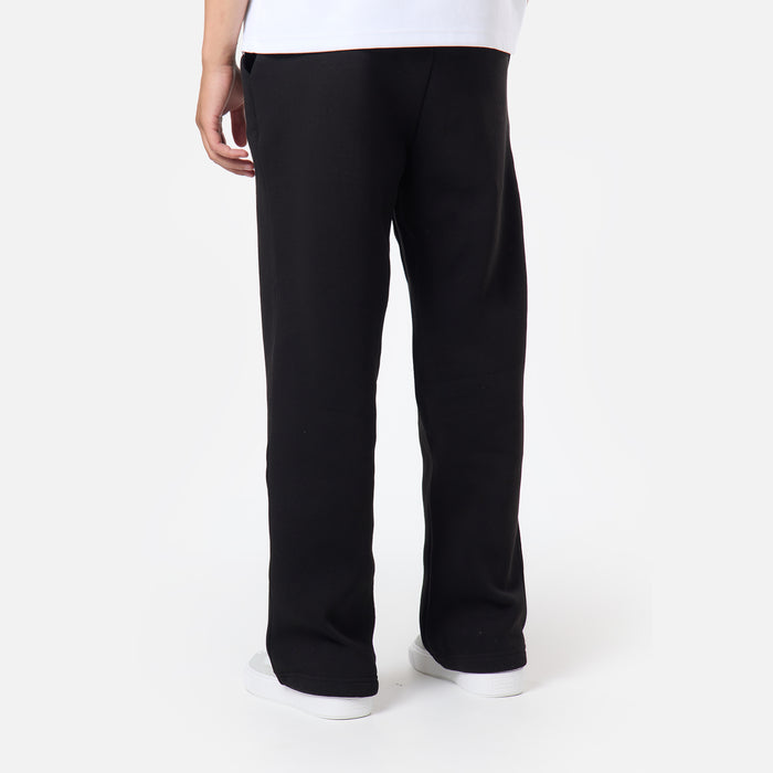 Loose Fit Open Hem Jogger |  Black