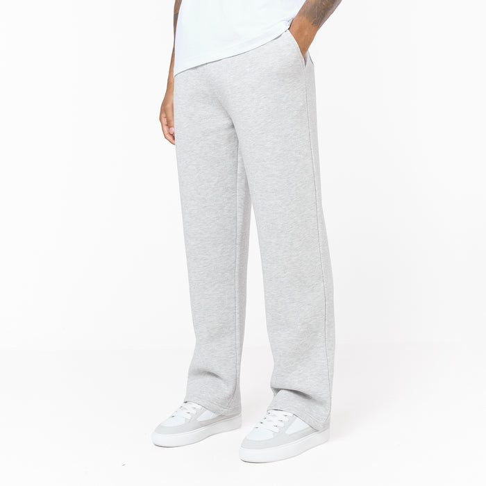 Loose Fit Open Hem Jogger | Grey Marl