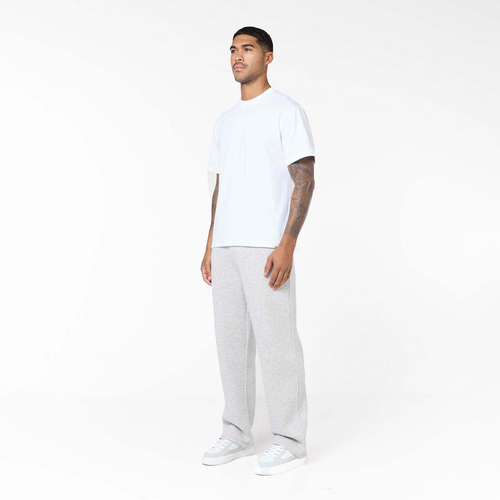 Loose Fit Open Hem Jogger | Grey Marl