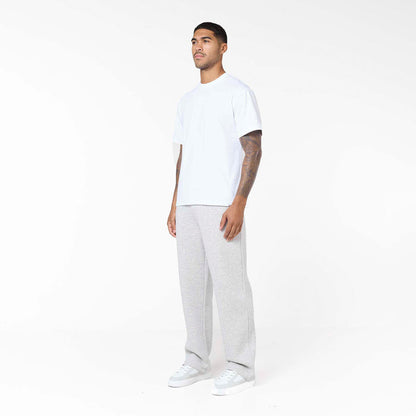 Loose Fit Open Hem Jogger | Grey Marl
