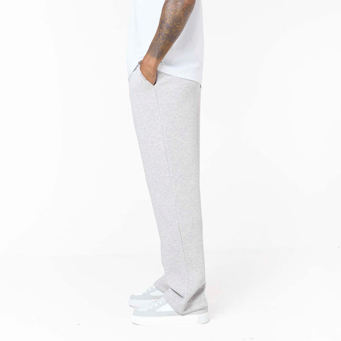Loose Fit Open Hem Jogger | Grey Marl