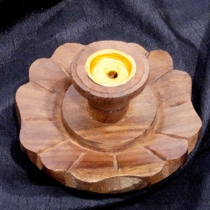 Lotus Multi Use Burner- Incense/ Cone/ Backflow Cone