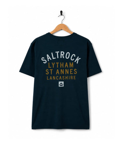 Lytham St Annes Mens Location T-Shirt in Blue