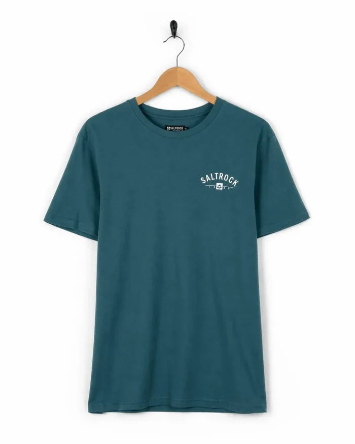 Lytham St Annes Mens Location T-Shirt in Teal