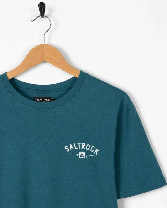 Lytham St Annes Mens Location T-Shirt in Teal