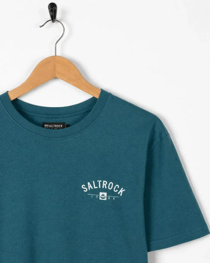 Lytham St Annes Mens Location T-Shirt in Teal