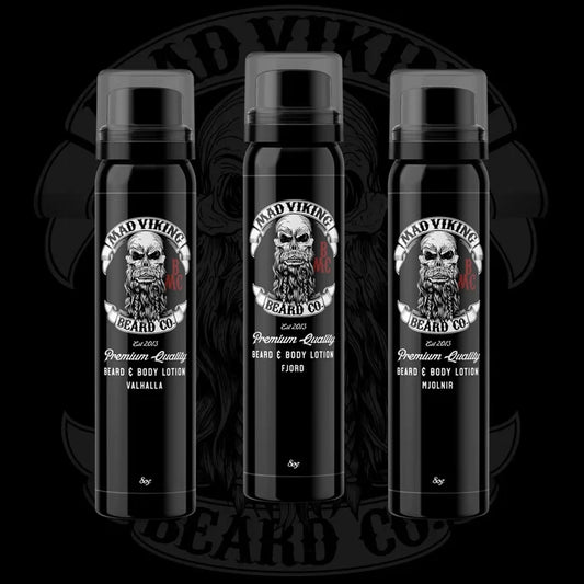 MAD VIKING BEARD & BODY LOTION SPRAY 3 PACK